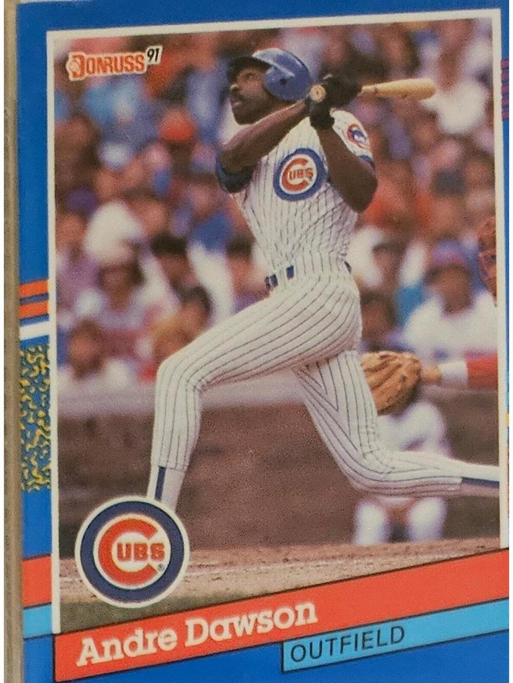 1991 Donruss #129b Andre Dawson Chicago Cubs